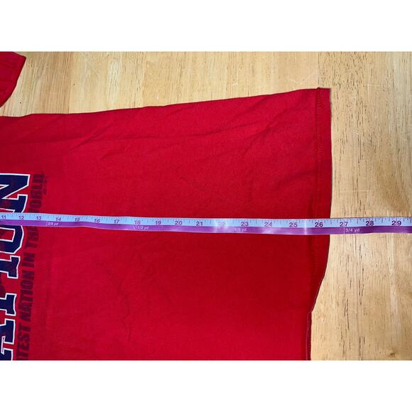 Red Sox Nation Shirt The Greatest MLB Baseball Team Red Graphic Tee Small - Picture 7 of 7